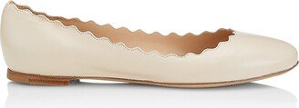 Lauren Leather Ballet Flats