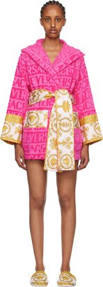 Pink Allover Robe