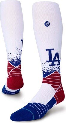 Men's White Los Angeles Dodgers City Connect Over The Calf Socks