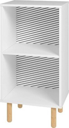 Essex Nightstand White/Zebra