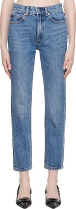 Blue Stovepipe Jeans-AD