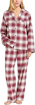 Flannel Long Holiday Pajama Set