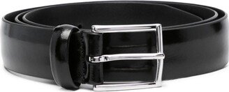 Calf-Leather Buckle-Fastening Belt