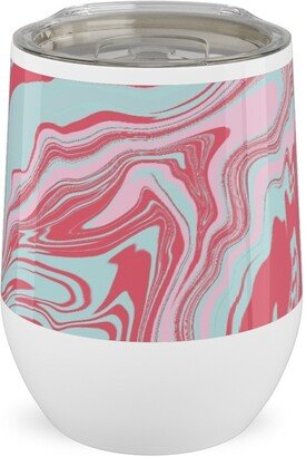 Travel Mugs: Marmor Stainless Steel Travel Tumbler, 12Oz, Pink