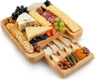 Premium Bamboo Cheese Board Set-AA