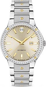 S.e. Automatic Diamond Bezel Watch, 33mm