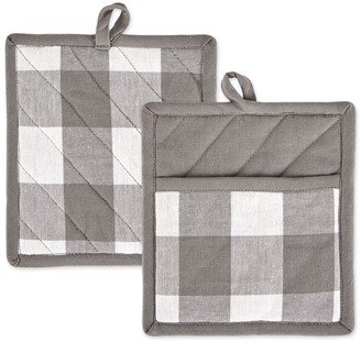 Design Import Buffalo Check Potholder, Set of 2