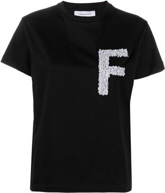 embroidered-logo cotton T-shirt