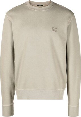 Logo-Embroidered Cotton Sweatshirt-AC