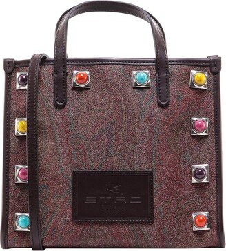 Paisley Printed Tote Bag