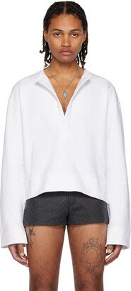 K.NGSLEY SSENSE Exclusive White Henley