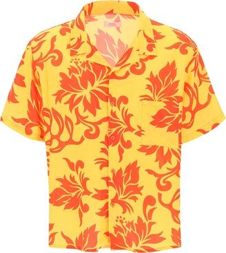 Printed Viscose Bowling Shirt