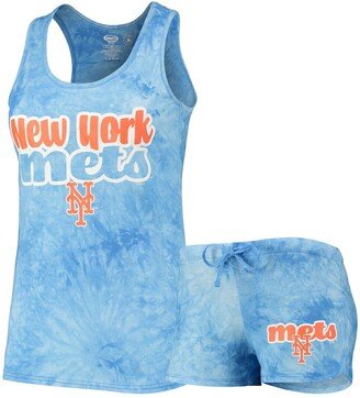 Women's Concepts Sport Royal New York Mets Billboard Racerback Tank Top and Shorts Set