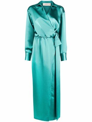 Acena wrap dress