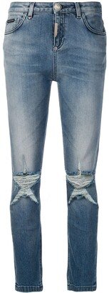 Distressed Skinny Jeans-AD