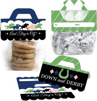 Big Dot Of Happiness Kentucky Horse Derby Diy Horse Race Party Goodie Candy Bags with Toppers 24 Ct