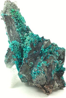 Chrysocolla With Quartz, Tentadora Mine, Julcani District, Angaraes Province, Huancavelica, Peru-AA