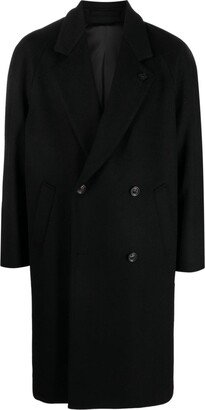 Double-Breasted Wool Coat-BS