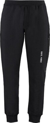 Logo Printed Slim Cut Track Trousers-AB