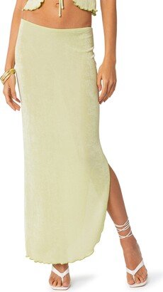 EDIKTED Milan Slit Hem Maxi Skirt