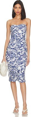 Caprice Strapless Midi Dress