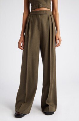 Werther Wide Leg Wool Trousers