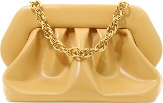 Chain-Link Strapped Clutch Bag-AB