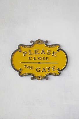 Please Close the Gate Sign