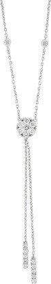 14K White Gold Diamond Necklace - 0.49ct.