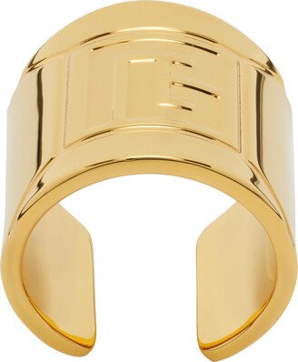 Gold Tubular Ring