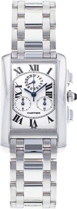 Watchfinder & Co. Cartier Preowned Tank Americaine Chronograph Bracelet Watch, 19mm