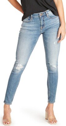 Jagger Distressed Crop Skinny Jeans