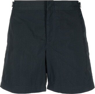 Bulldog logo-patch swim shorts