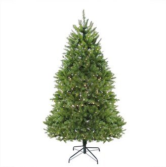 Northlight 7.5' Pre-Lit Northern Pine Full Artificial Christmas Tree - Warm Clear Led Lights