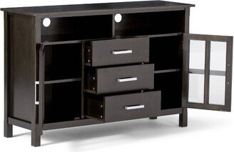 Waterloo Tall TV Stand for TVs up to 55 Hickory Brown - WyndenHall