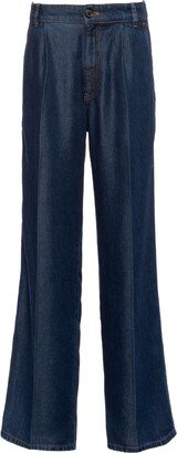 High-Rise Wide-Leg Jeans-BO