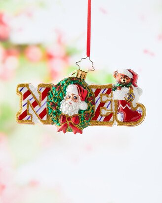 Christmas Traditions Noel Ornament