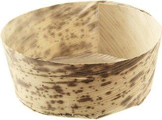 PacknWood 209BBPANR7 Bamboo Leaf Round Mini Condiment-Holder Basket 2.8 Inch Diameter x 0.8 Inch Height, Case of 1000