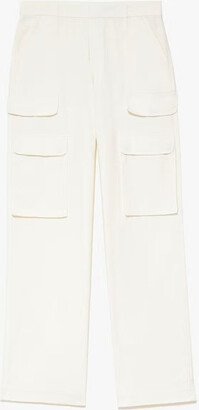 Relaxed Straight Cargo Jeans-AB