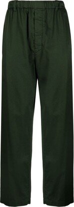 Straight-Leg Cotton Trousers-BX