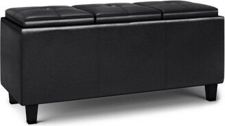 Franklin Tray Storage Ottoman with Lift Up Lids - WyndenHall