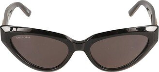 Balenciaga Eyewear Bb Plaque Cat Eye Frame Glasses