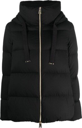 Funnel-Neck Padded Puffer Jacket-AB