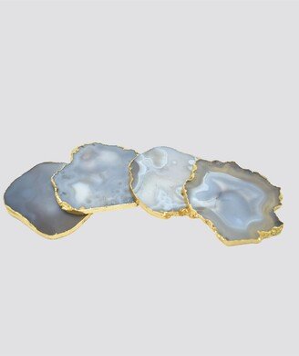 Nature's Decorations - Agate Gnarled Coasters, Set of 4