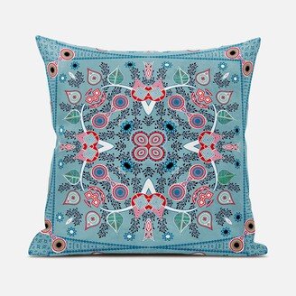 Amrita Sen Designs Amrita Sen Paisley Leaf Geo Duo Indoor Outdoor Pillow-AB