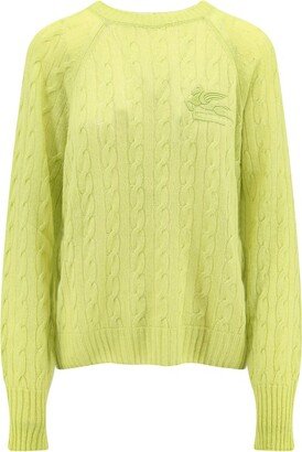 Pegaso Embroidered Crewneck Knitted Jumper