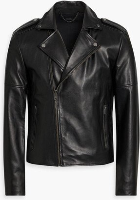 Buckland leather biker jacket