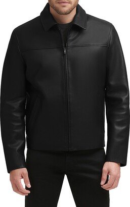 Smooth Lambskin Zip Jacket