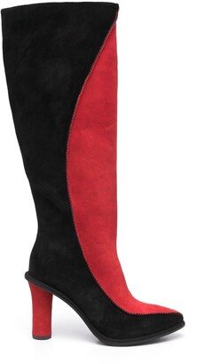 x Tschabalala Fatale two-tone boots