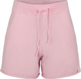 Tirillm Nina Knitted Lounge Shorts, Light Pink